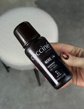 Чорна крем паста для взуття COCCINE Nero 75мл nero фото