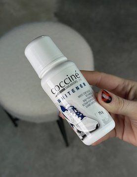Крем-паста для взуття Coccine WHITENER біла 75мл whiten фото